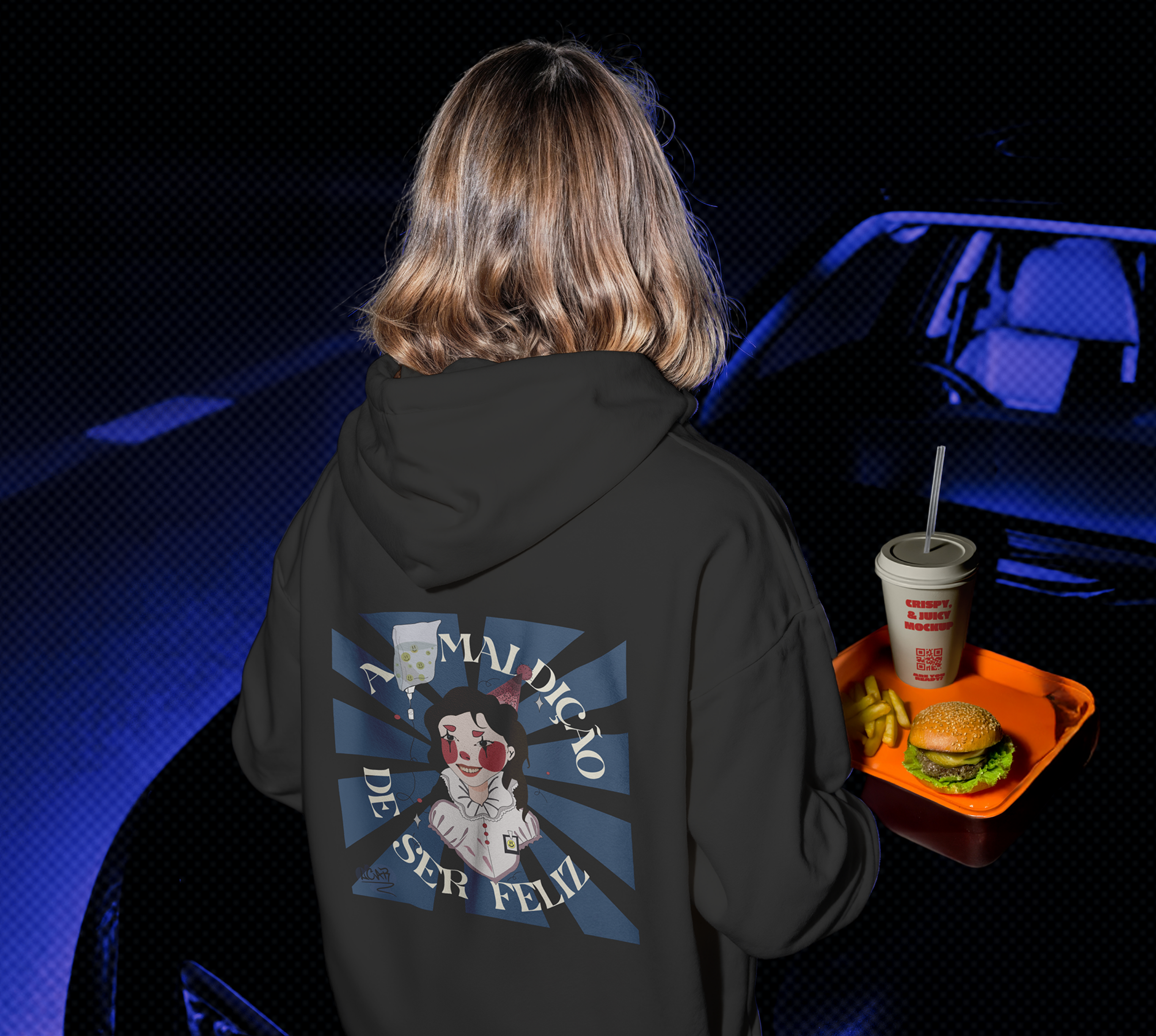 Sweatshirt A Maldição De Ser Feliz