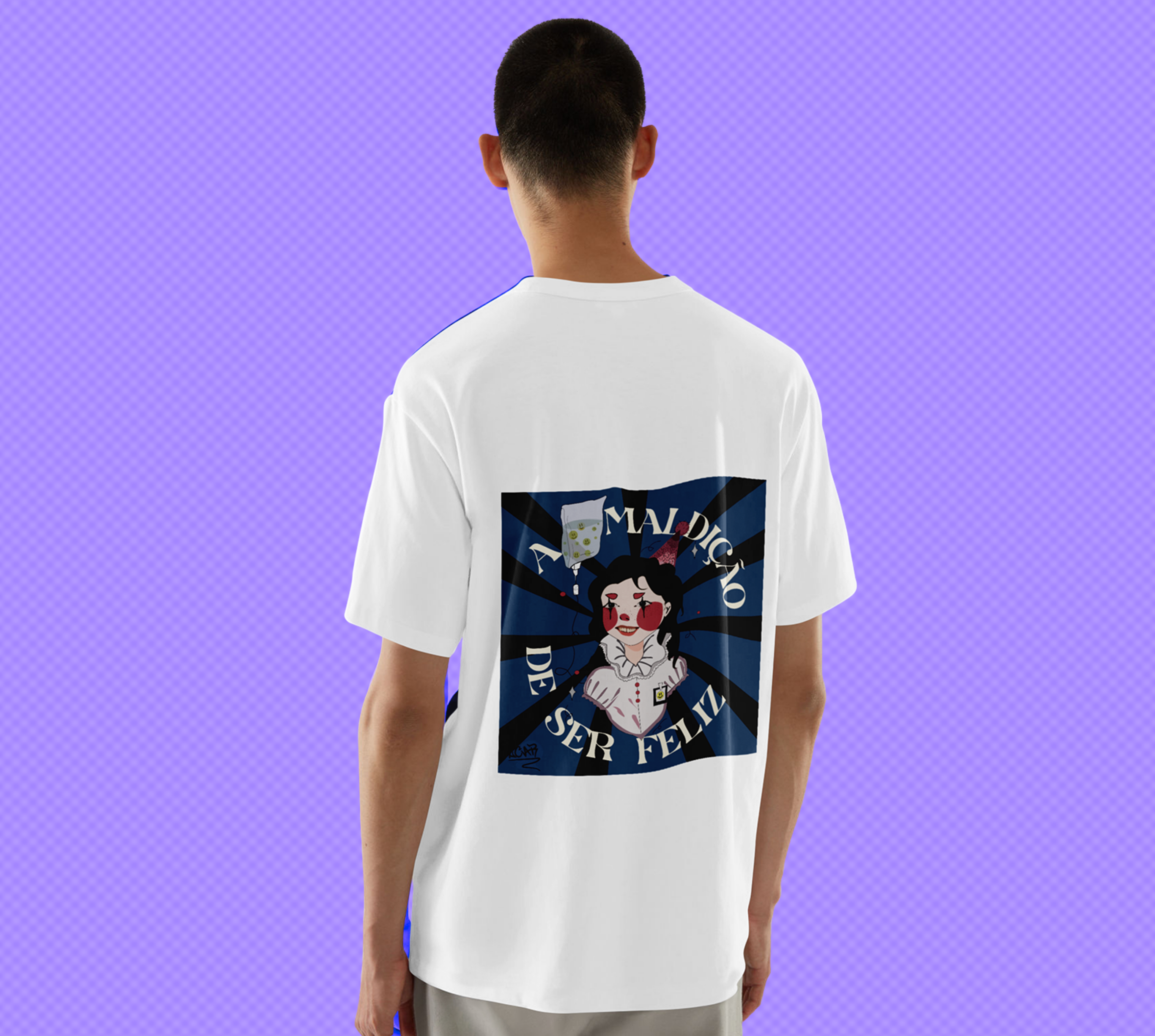 T-shirt A Maldição De Ser Feliz