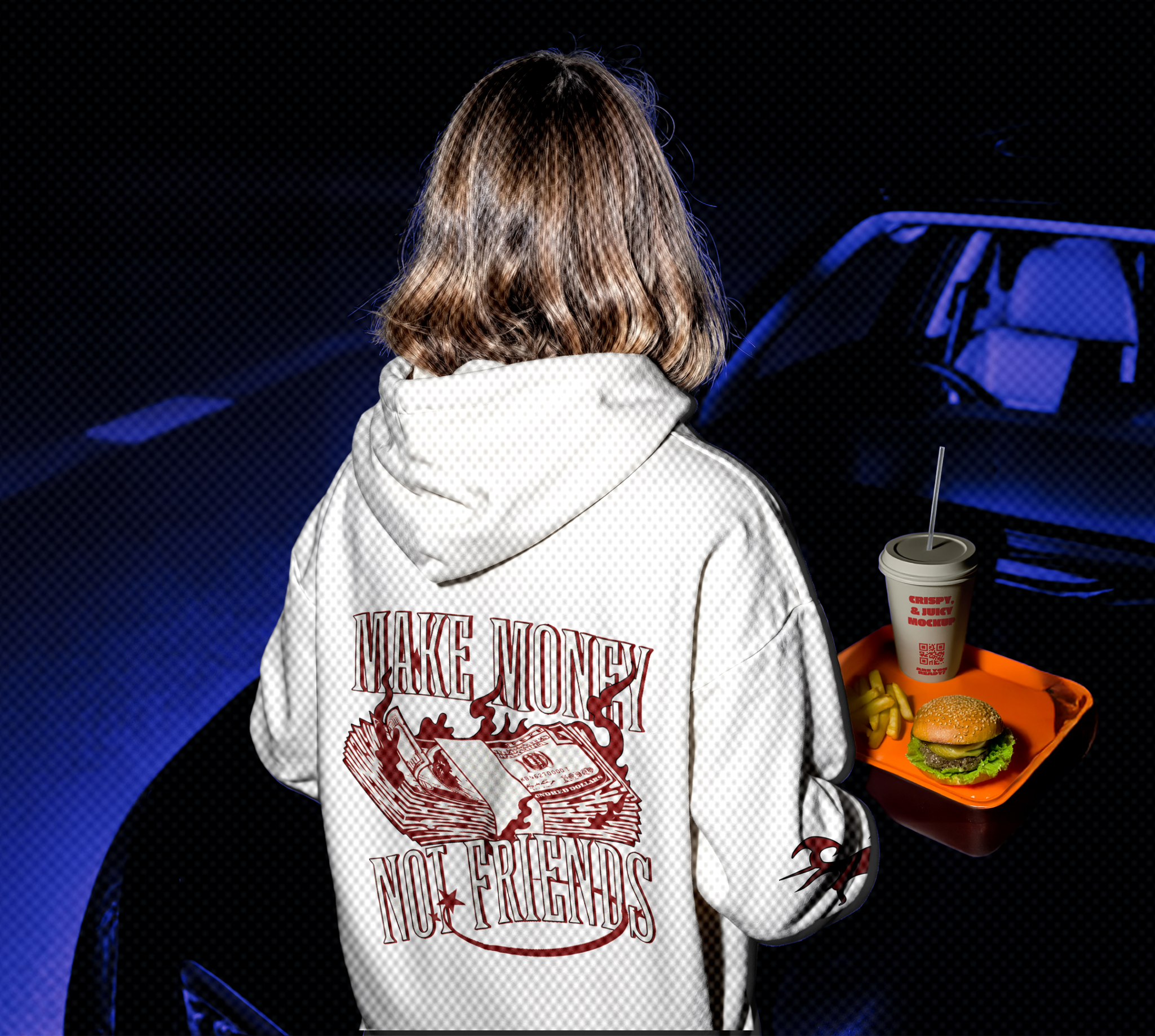 Sweatshirt Make Money Not Friends