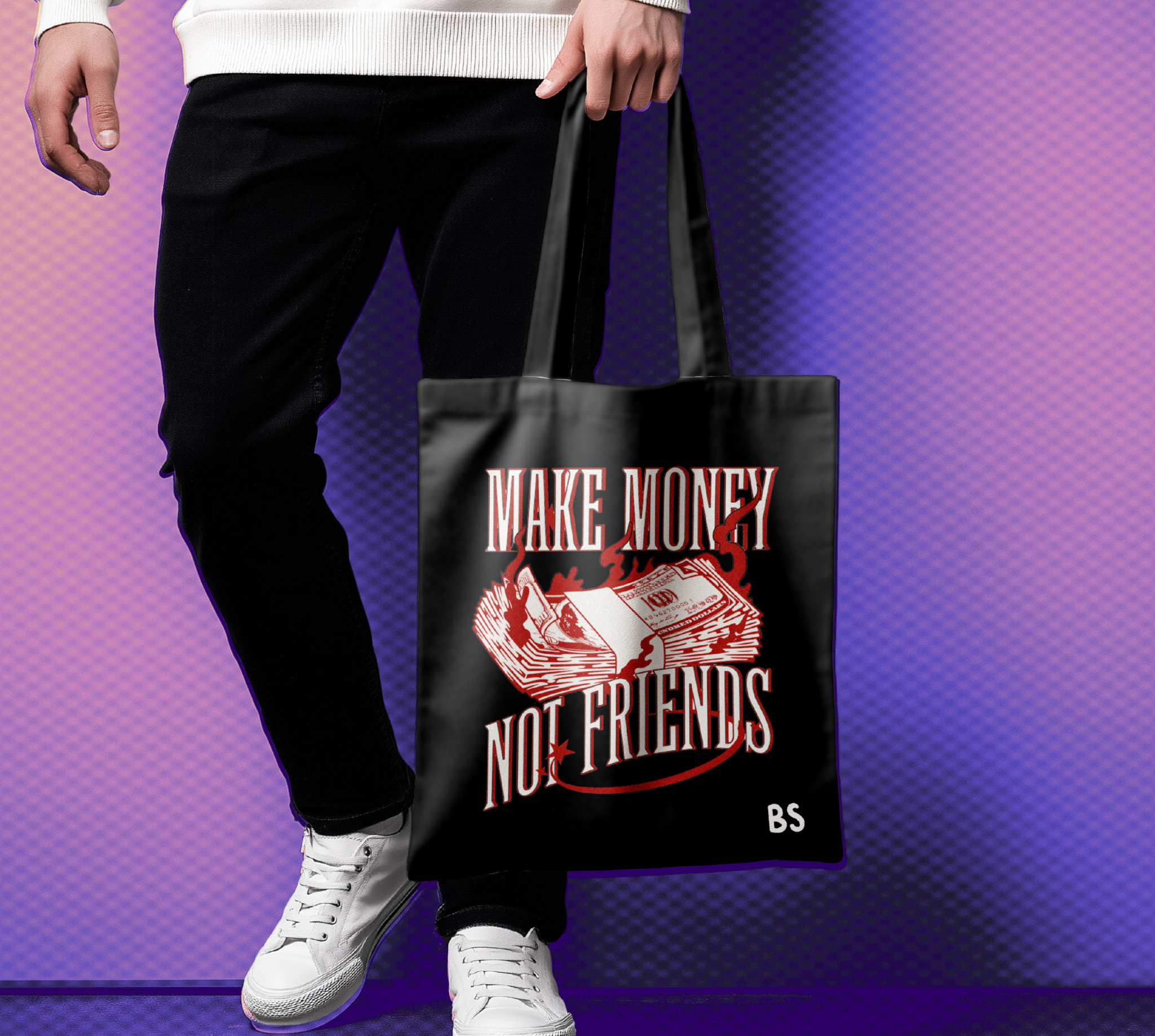 Ecobag Make Money Not Friends